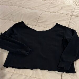 Locals only sweatshirt - fits like L, off the shoulder cut